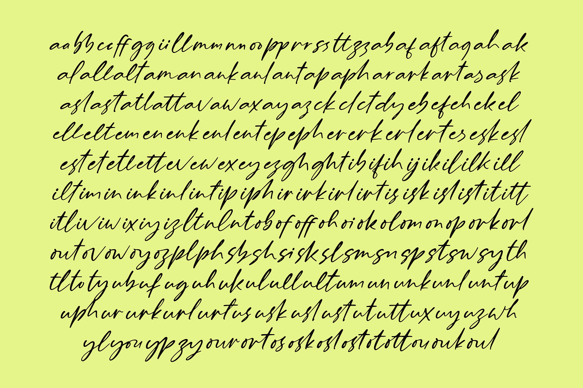 Billion Champagne Scattered Sticky, a Script Font by Letterena Studios Script (Photo 13 of 15)