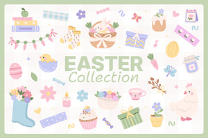 Easter Collection, a Seasonal Illustration by Creative Gallery