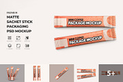 Mini Sachet Packaging Mockup, a Packaging Mockup by Ram Studio LLC (Thumbnail 1 of 16)