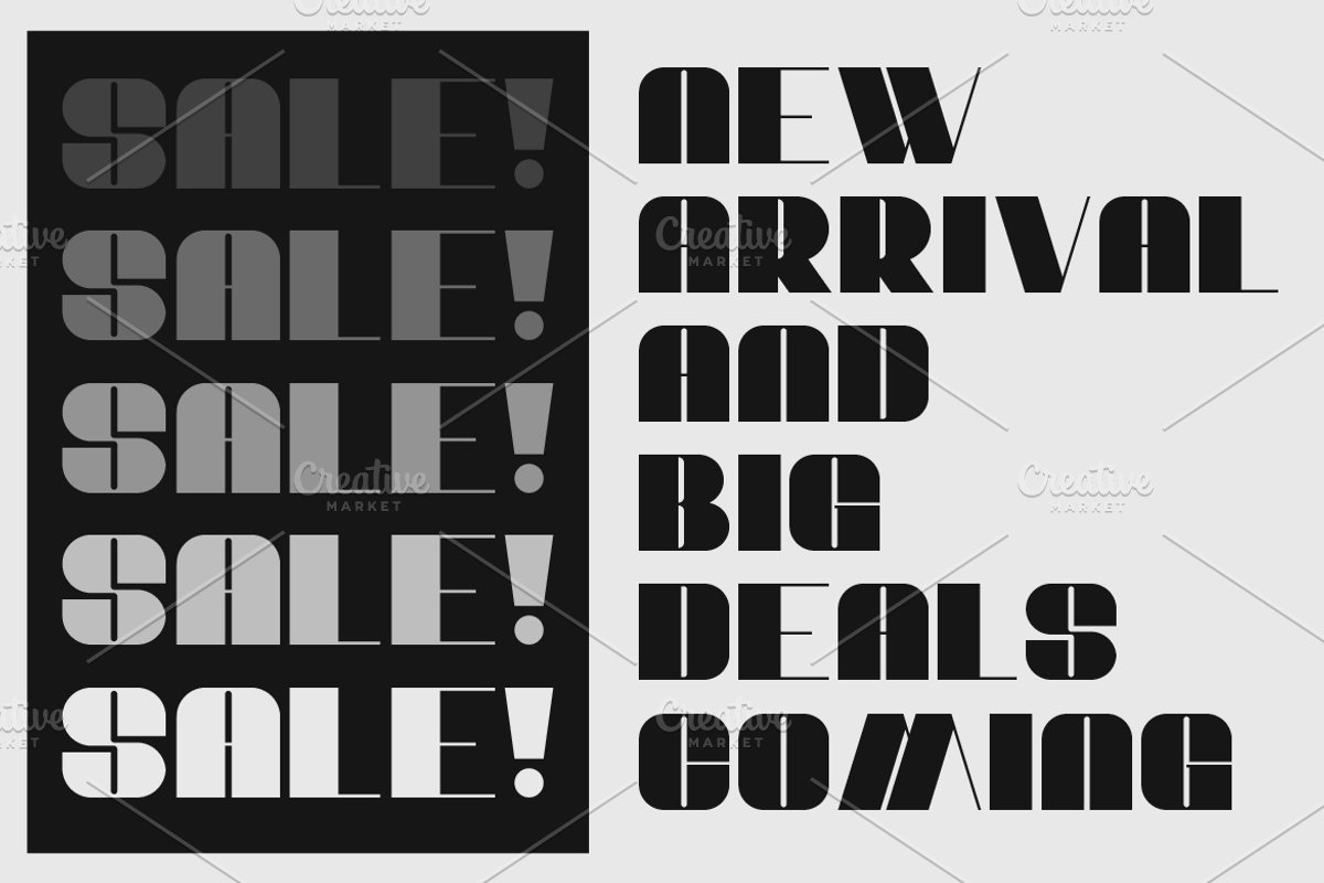 Miraclo Bold Display Font, a Sans Serif Font by Artiveko (Photo 3 of 8)