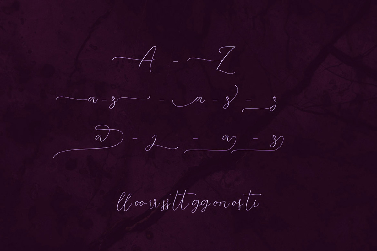 Soulmate Script Font preview 6