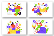 10 Email Service Illustration, an Object Illustration by denayunebgt (Thumbnail 2 of 4)