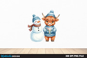 Christmas Png, Sublimation Design, an Illustration by Watercolor design (Thumbnail 4 of 6)