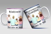 Family Clip Art,Custom Family, an Illustration by chilipapers (Thumbnail 5 of 5)
