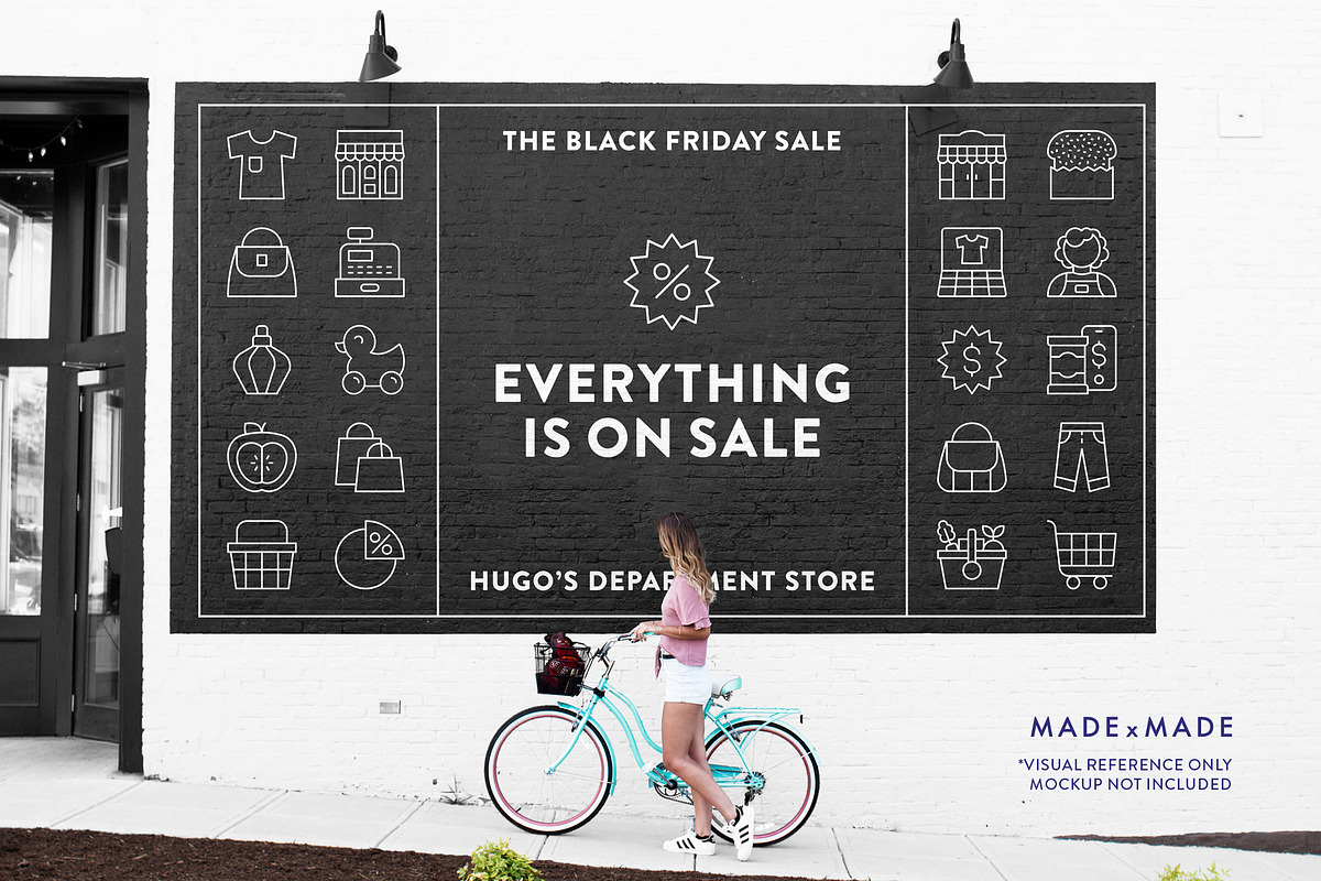 Shopping Line Icons, an Outline Icon by Made by Made (Photo 6 of 7)
