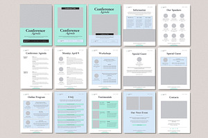 Conference Agenda Canva Template V3