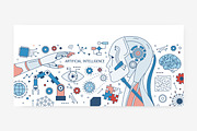 Artificial intelligence banners, a Technology Illustration by Good Studio (Thumbnail 5 of 8)