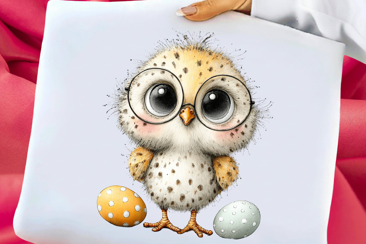 Whimsical Easter Chicken Clipart, an Illustration by Libby Wishes (Photo 7 of 9)