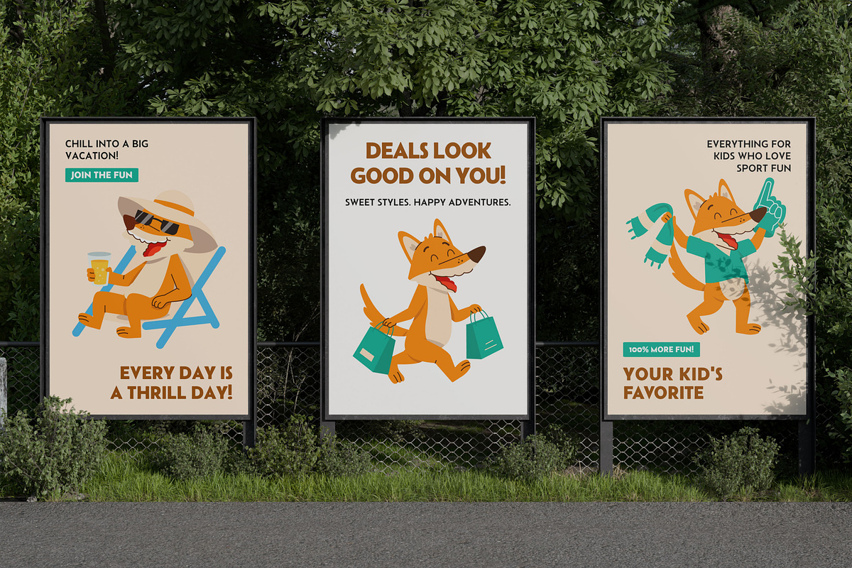 50 Fox Vectors Illustration, an Animal Illustration by Brickclay (Photo 3 of 10)