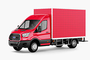 Ford Transit Box 2 Truck Mockup, an Advertising Mockup by SPEED APEX (Thumbnail 2 of 3)