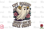 Not Scared Holy Ghost PNG Design, a Graphic by Moss Rose (Thumbnail 1 of 3)