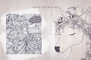 Coloring book pages - creator, an Illustration by Gluiki (Thumbnail 2 of 9)