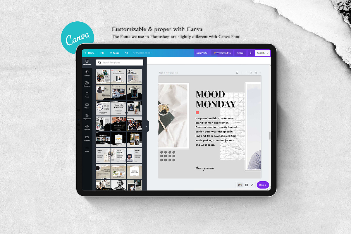 Diary Puzzle, a Social Media Template by Analogi Studio (Photo 2 of 12)