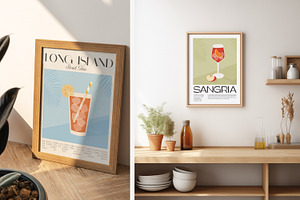 COCKTAIL O'CLOCK II Art Posters