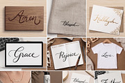 Elegant Script Christian Calligraphy, an Object Graphic by AMMi (Thumbnail 1 of 3)