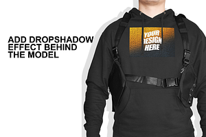 Cotton Heritage M2580 Hoodie Mockup