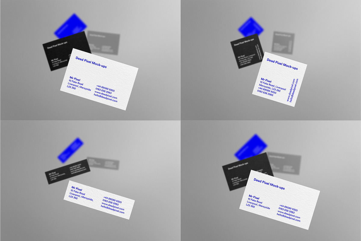 Business Card Mockup 2, a Print Template by Dead Pixel Mockups (Photo 3 of 7)