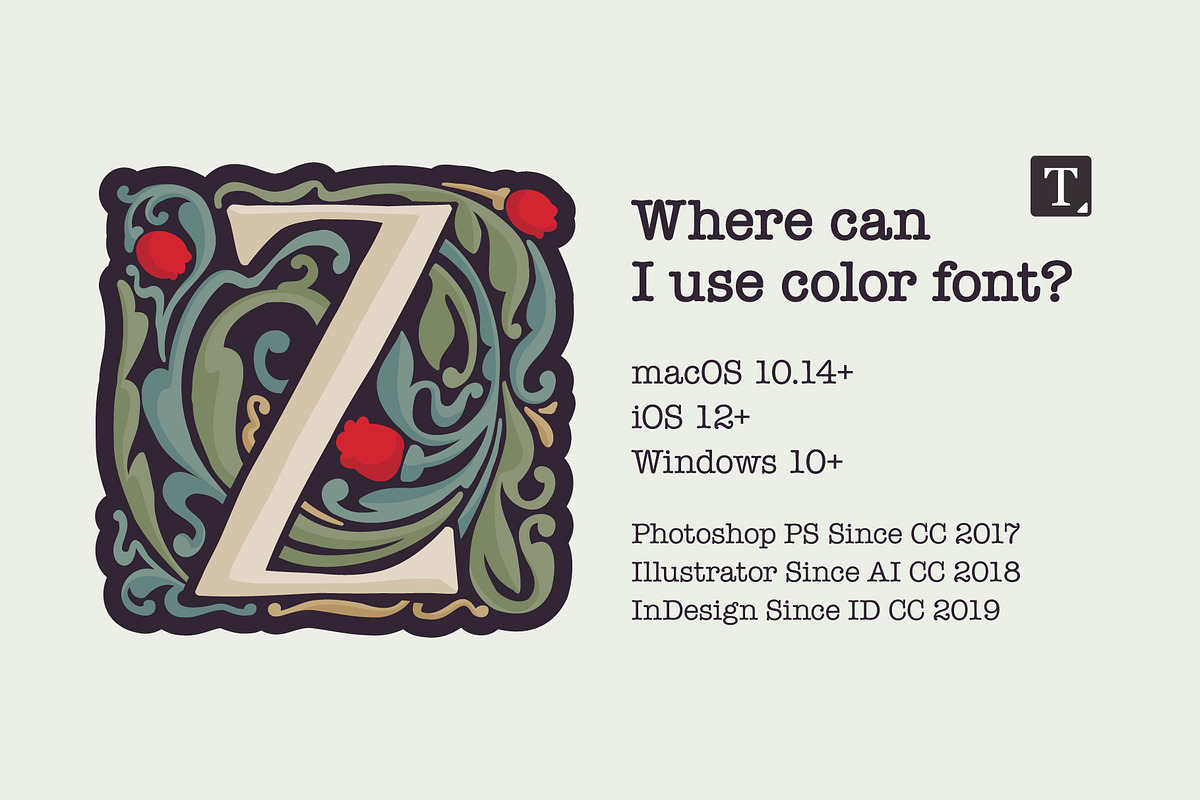 Illuminated Initials font family, a Blackletter Font by kaer_shop (Photo 3 of 10)