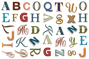 Hand-drawn Fun Alphabet, an Object Graphic by aquene (Thumbnail 3 of 3)