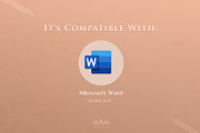 Modern Resume Template for Word, a Resume Template by MAM Design (Thumbnail 7 of 10)