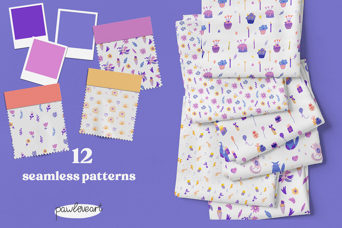 Funny cats – Birthday Clipart, an Object Graphic by PawLoveArt (Photo 11 of 14)
