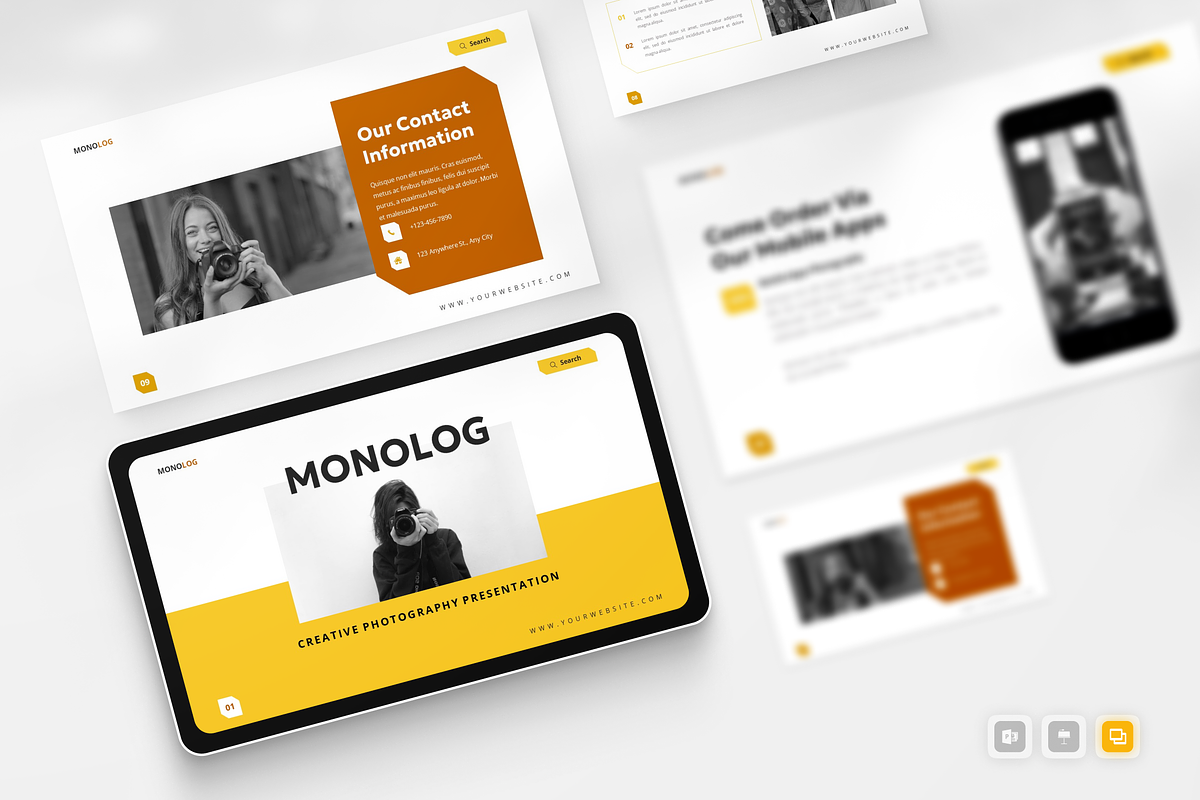 Creative Photography Google Slide, a Presentation Template by Annora Studio (Photo 1 of 5)
