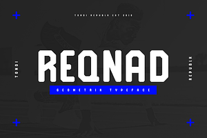 Reqnad Geoemtrik Font