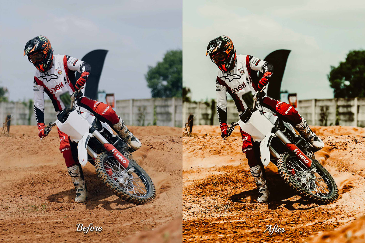 30 Motorcycle Photoshop Collection, an Action Add-On by 3Motional (Photo 3 of 11)