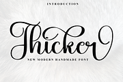 Thicker, a Handwritten Font by InermediaSTUDIO (Thumbnail 1 of 7)