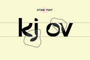 Stone Font, a Sans Serif Font by Mymlan Shop (Thumbnail 4 of 9)