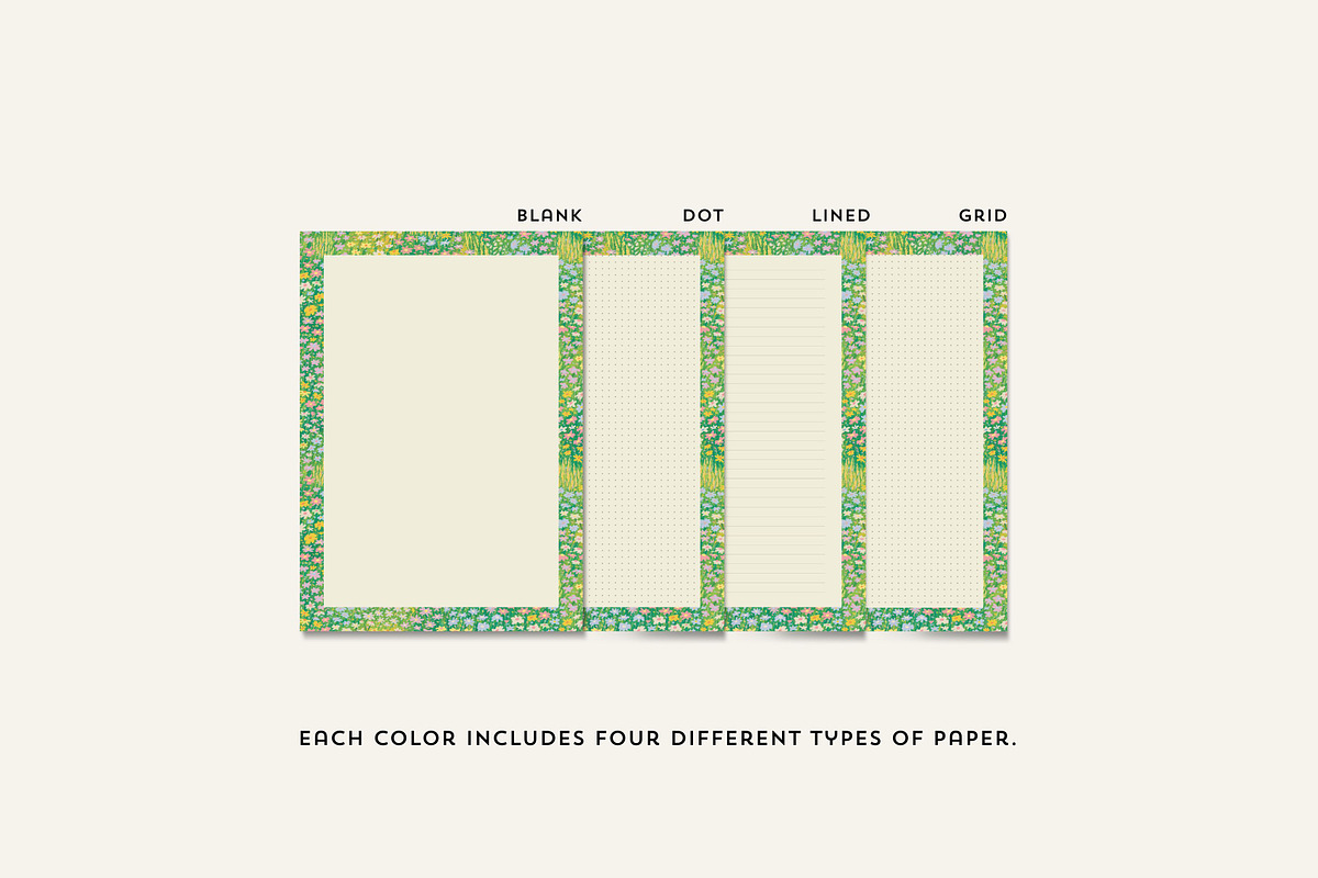 Printable Notepad Writing Paper, a Stationery Template by CraftingOnSunday