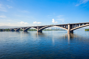 Communal bridge in Krasnoyarsk, a Photo by saiko3p