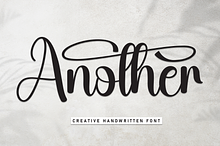 Another | Script Font