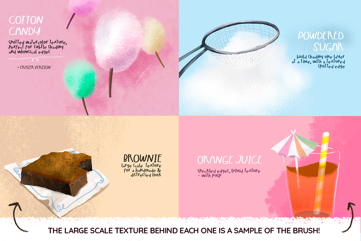 Watercolor Candy Box ABR Brushes, a Brush Add-On by Pencil Bop (Photo 5 of 10)