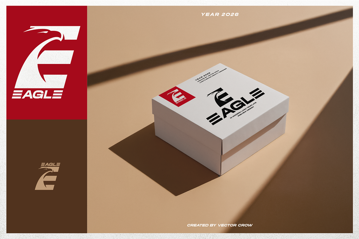Eagle Letter E Logo Bundle, a Branding & Logo Template by VectorCrow (Photo 14 of 16)