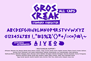 Gros Creak Font, a Script Font by Mabhal Studio (Thumbnail 9 of 10)
