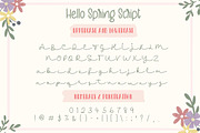Hello Spring - Duo Font, a Handwritten Font by AnningArts (Thumbnail 5 of 6)
