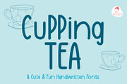 CuppingTea, a Handwritten Font by MTK Studio (Thumbnail 1 of 6)