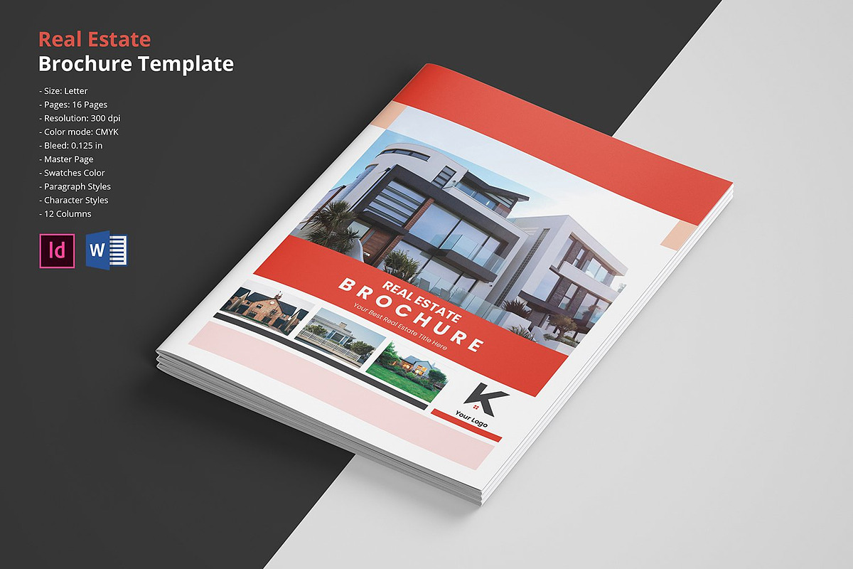 Real Estate Brochure, a Brochure Template by Template Shop (Photo 1 of 9)