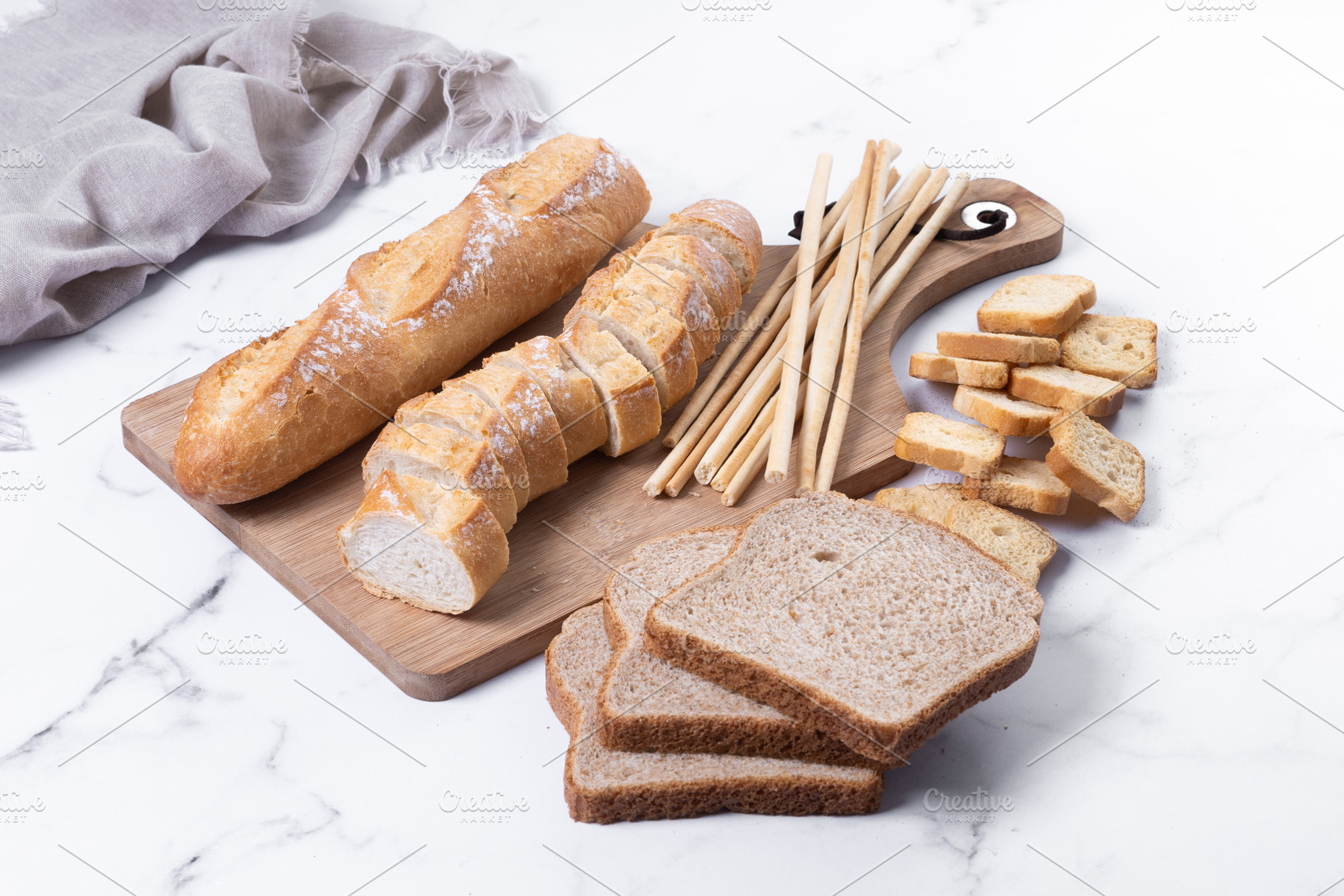 Assortment of Bread Products, a Food & Drink Photo by etorres69