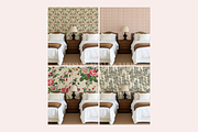 Bedroom Wallpaper Mockup Bundle, a Household Mockup by ItsFreakinMockups (Thumbnail 4 of 8)