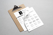 Minimalist Resume and CV Template, a Resume Template by PixelStudio (Thumbnail 2 of 5)