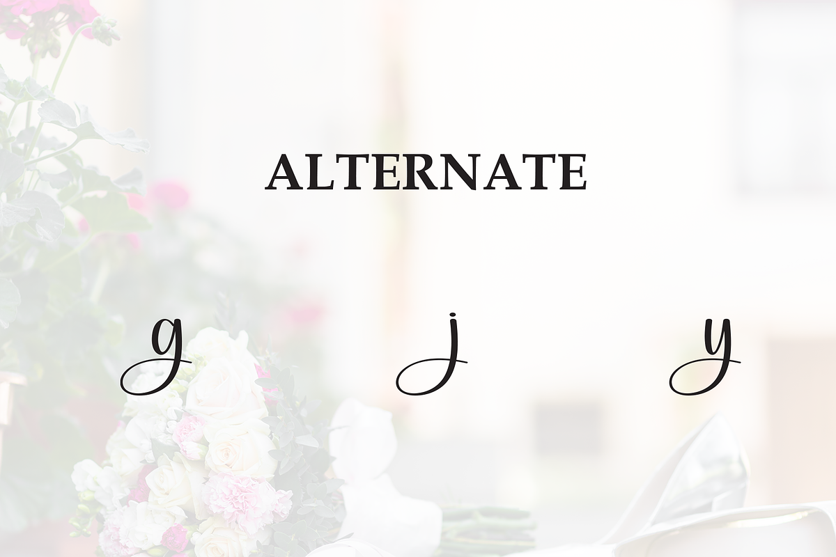 Wedding | Script Font, a Handwritten Font by Scratchones (Photo 8 of 9)