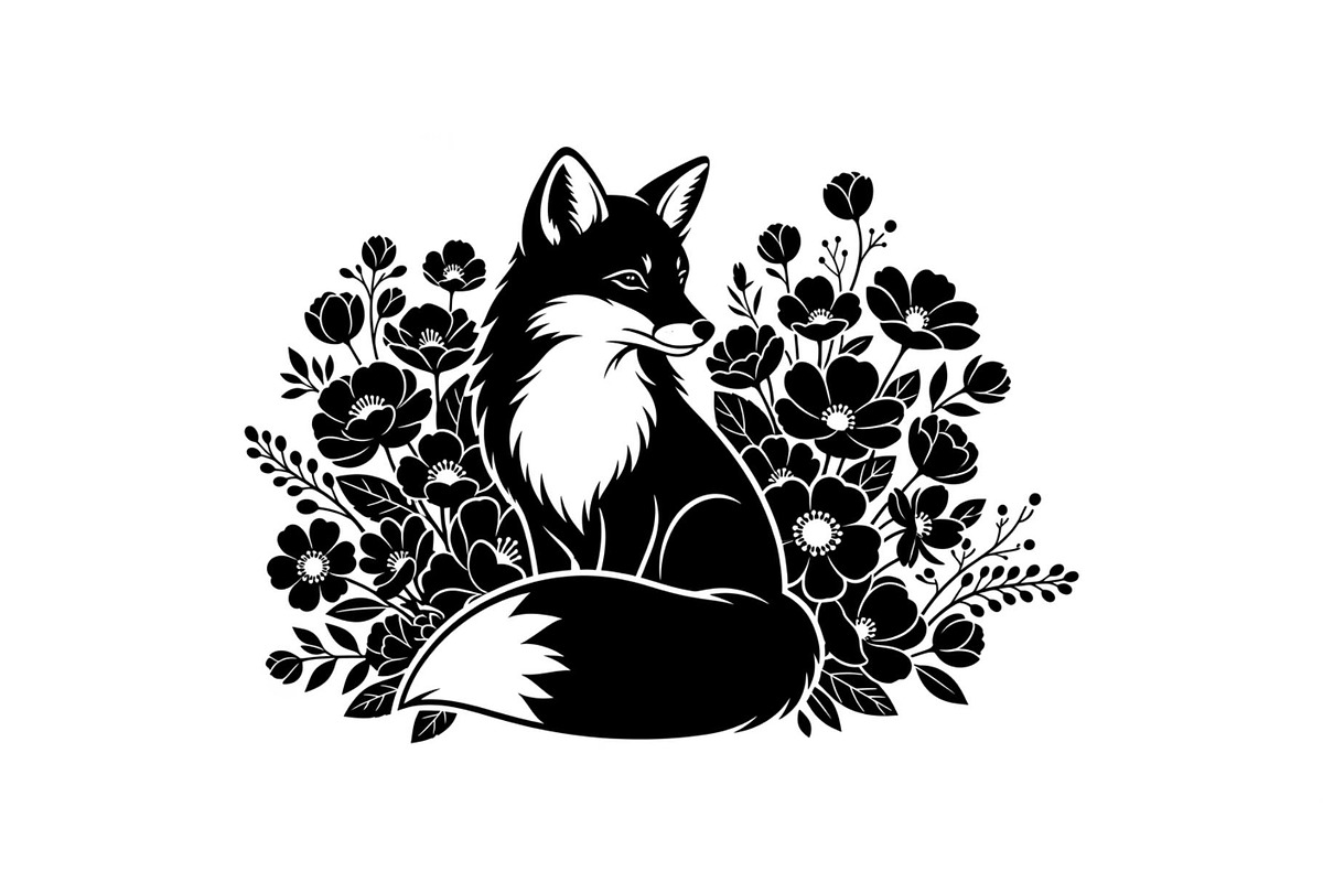 Cute Fox Silhouette Bundle, an Illustration by Designs_River (Photo 30 of 31)