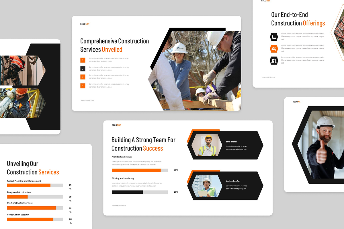 Construction Building Keynote, a Presentation Template by Annora Studio (Photo 4 of 5)