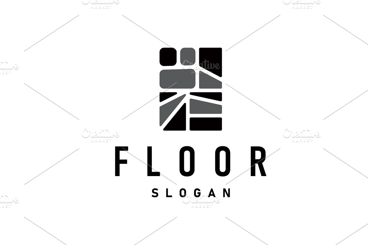 Floor logo simple abstract design, a Branding & Logo Template by Maylianaw28