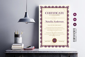 481. Modern Certificate Template