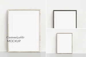 2x3 Ratio - Wood Frame Mockup, a Print Template by The White Space Co.