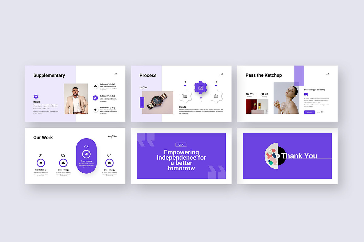 Creative Agency Pitch Deck, a Presentation Template by KreateTribe (Photo 6 of 6)