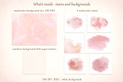 Blush Garden Peony Watercolor Set, a Seasonal Illustration by Where summer is (Thumbnail 4 of 12)
